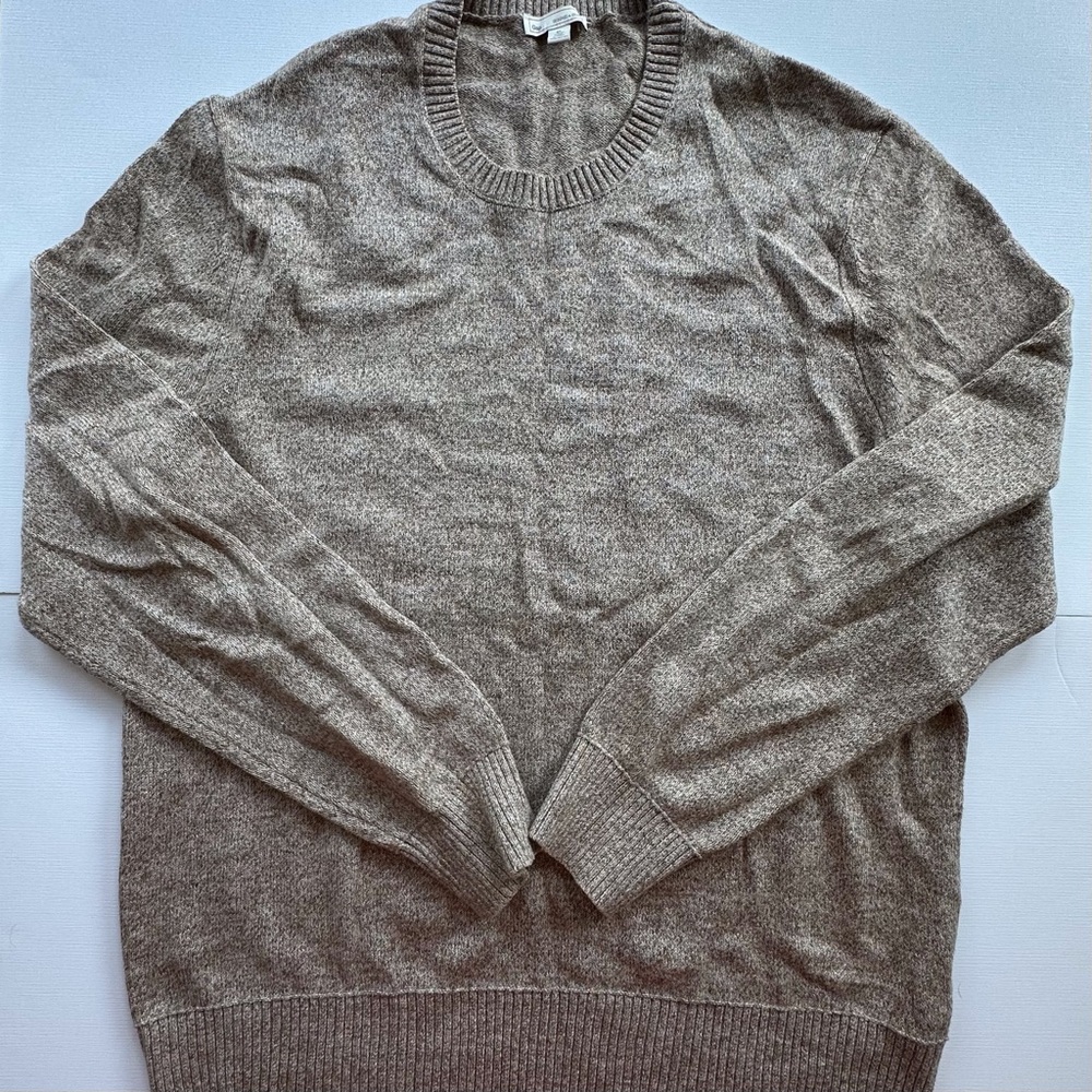 GAP tan crewneck long sleeve pullover knit business casual sweater men’s XL‎